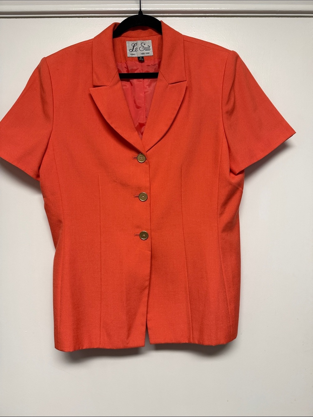 Le Suit: Orange Fall Blouse